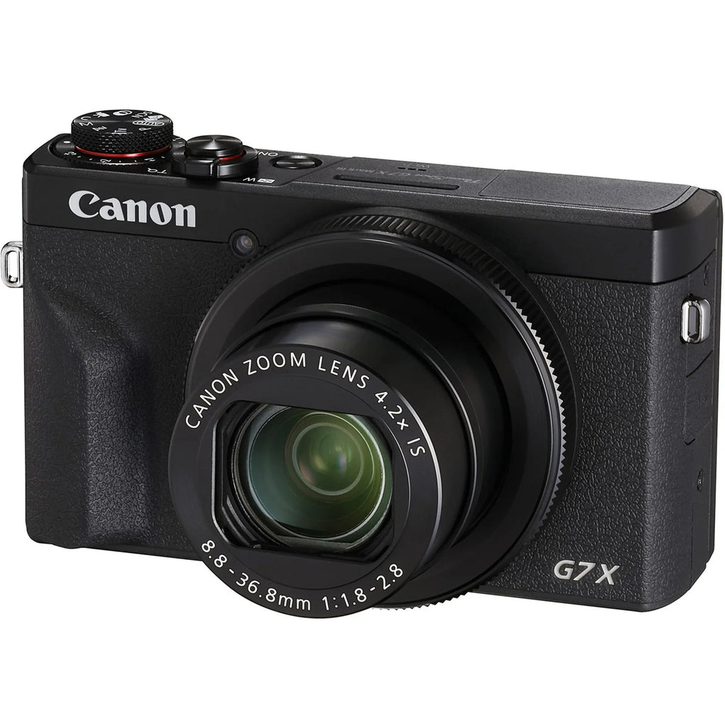 Canon PowerShot G7 X Mark III Digital Camera [Black] 20.1MP 4K Digital Camera with Wi-Fi & Bluetooth