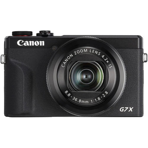 Canon PowerShot G7 X Mark III Digital Camera [Black] 20.1MP 4K Digital Camera with Wi-Fi & Bluetooth