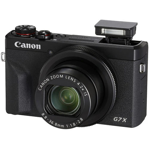Canon PowerShot G7 X Mark III Digital Camera [Black] 20.1MP 4K Digital Camera with Wi-Fi & Bluetooth