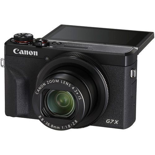 Canon PowerShot G7 X Mark III Digital Camera [Black] 20.1MP 4K Digital Camera with Wi-Fi & Bluetooth